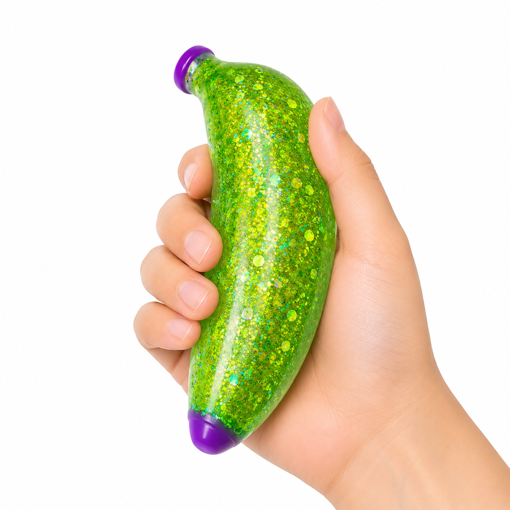 Lime Glow Banana Squishy
