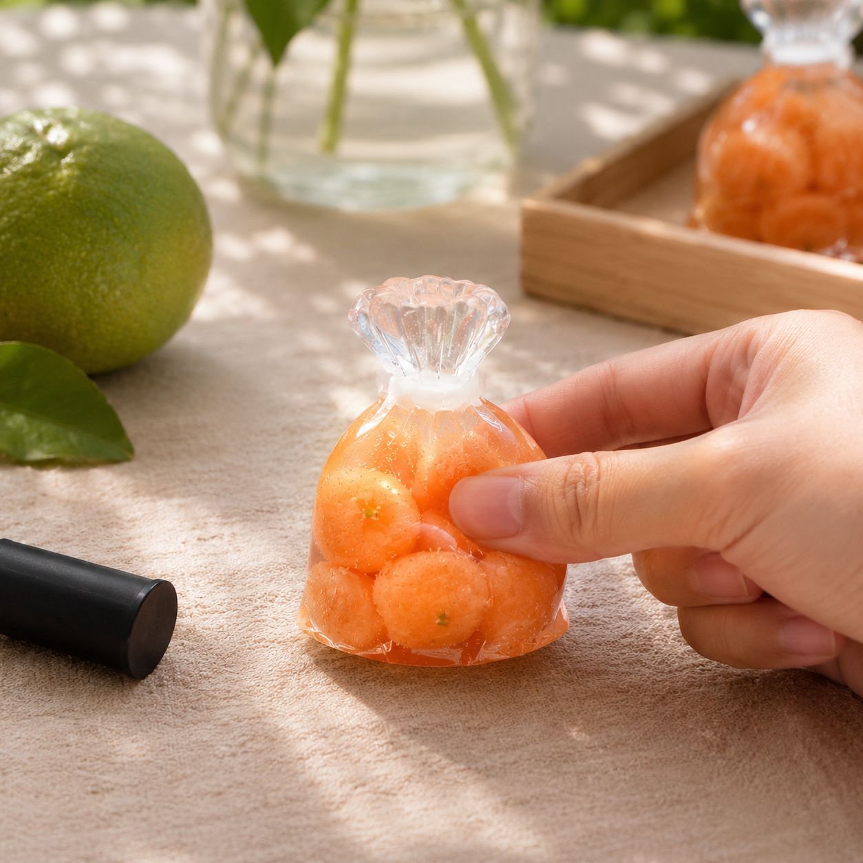 Handmade Mini Citrus Bag